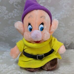 Vintage Dopey 8" Plush Dwarf Disneyland Snow White Seven Walt Disney World